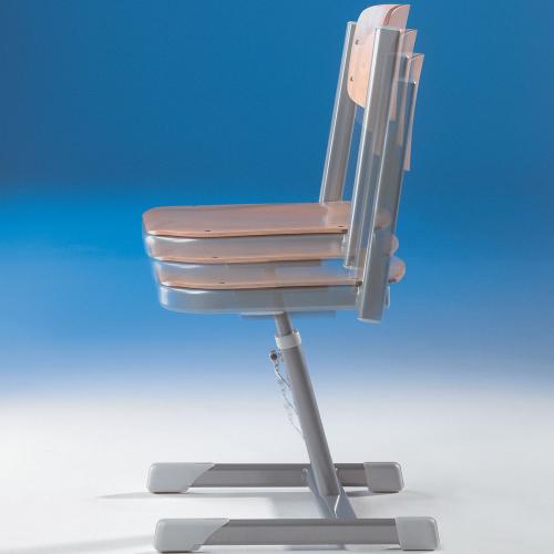 Aluflexstuhl "Lordo" Schulstuhl höhenverstellbar Sitzhöhe: 34-42 cm