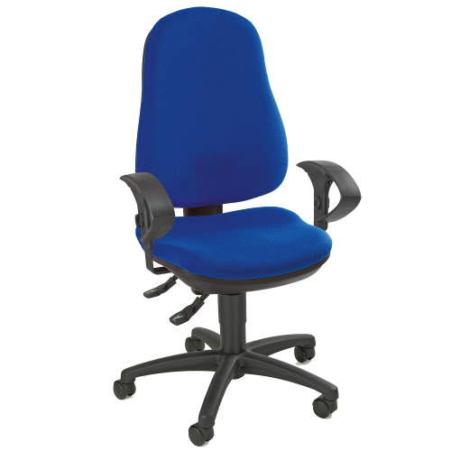 Bürodrehstuhl LEON Sitzhöhe: 42 - 55 cm, Stofffarbe Lila