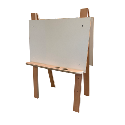 Staffelei, höhenverstellbar Staffelei für Kinder, inkl. Foldback-Klammern