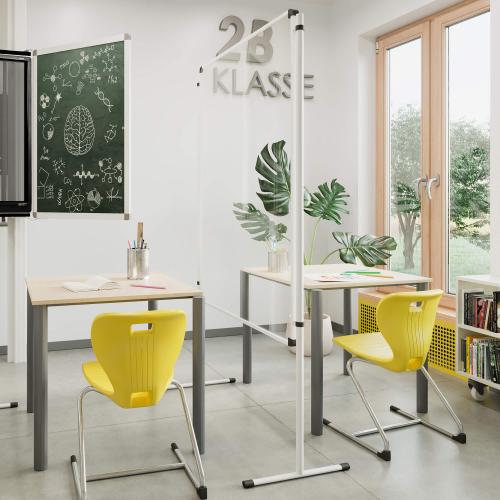 Schutzwand mit Acrylglas, Serie NSTT AC B/H: 150x120 cm