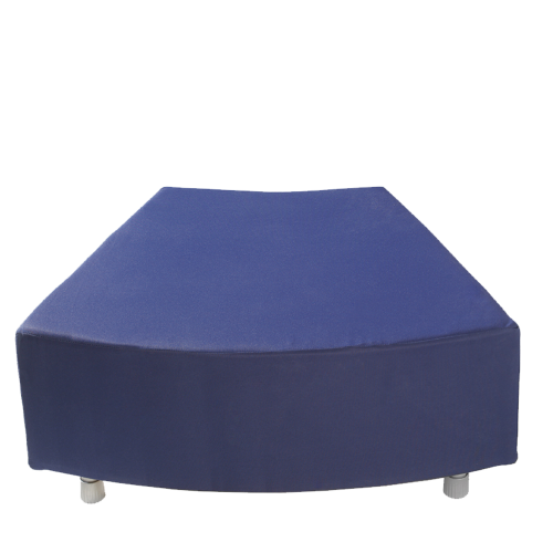 Curved² Achtelkreiselement B/H/T: 79x40x66 cm, wahlweise mit Stoff- oder Kunstlederbezug lieferbar