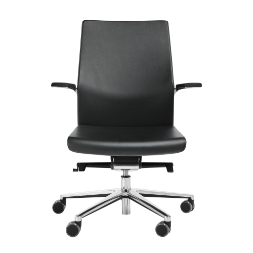 Chefsessel, niedrige Lehne und Armlehne B/H/T:  73x101–112x66 cm cm, Sitzhöhe: 47–58 cm, Ausführung wählbar