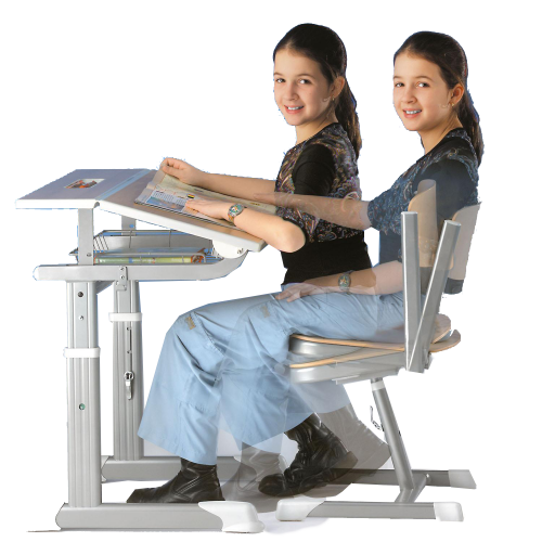 Aluflex Schultisch mit Höhenverstellung Maße & Höhenverstellung wählbar