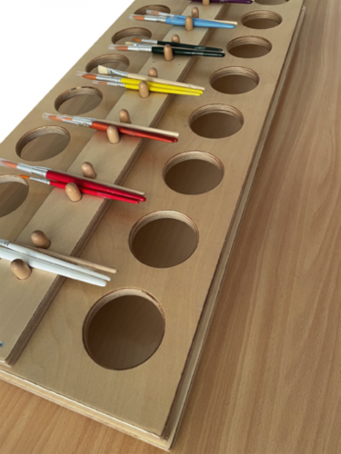 Farbmixtisch B/H/T: 110x46/64x40 cm