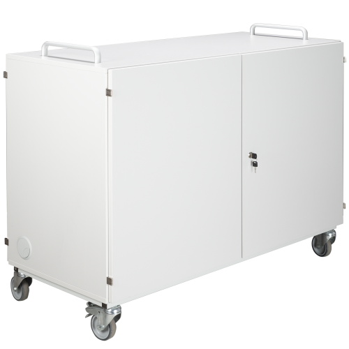 Laptopwagen mit 14 Einlegeböden, fahrbar B/H/T: 135x99x60 cm