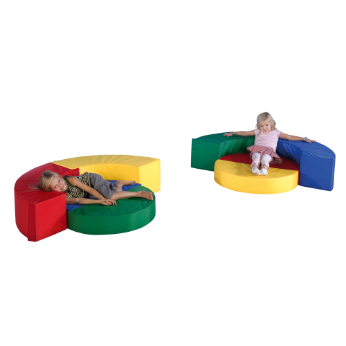 Sitzgruppe Island achtteilig, Durchmesser: 140 cm, Höhe: 30 cm