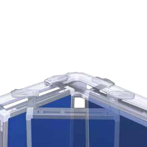 90° Kunststoffecke für Eckverbindungen Für die 2-Kanal Schiene MediaRail 2