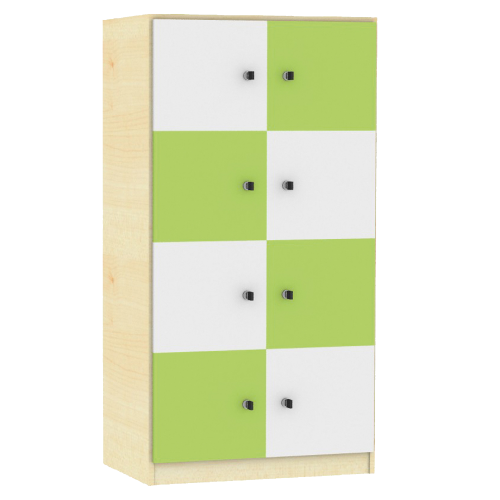 Schließfachschrank Serie SFS, zweireihig Breite: 80 cm