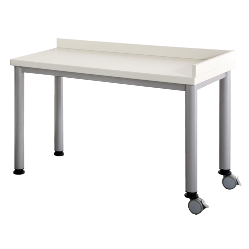 Anstelltisch mit Aufkantung B/H/T: 120x70/76x52 cm, verschiedene Anstellvarianten, Frühstücksstrecke