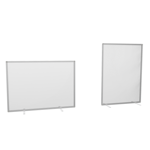 Plexiglas Schutzwand als Tischaufsteller B/H: 65x55 cm