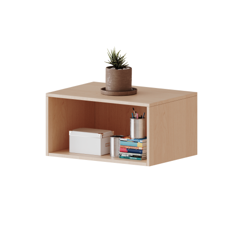 Aufsatzregal für ErgoTray Serie, 1 Ordnerhöhe - Serie evo180 Gesamthöhe 36 cm, verschiedene Breiten und Tiefen