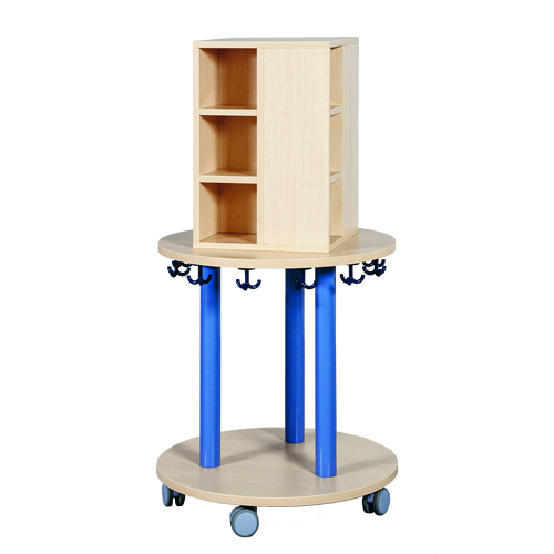 Taschenwagen rund mit 12 Dreifachhaken, Ø 70 cm