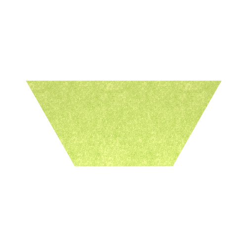 Akustikelement AKUSTIX Shape #12 B/H/T: 40x17,5x1,8 cm, PET Gestaltungspaneel in Trapez-Form, Hellgrün