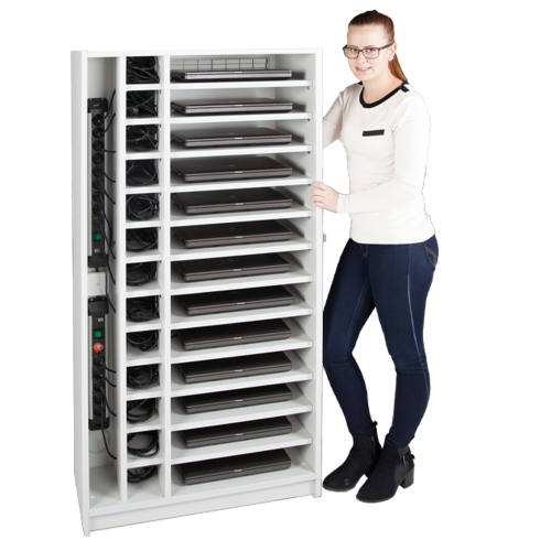 Notebookregal mit 13 Fächern B/H/T: 80x150x50 cm