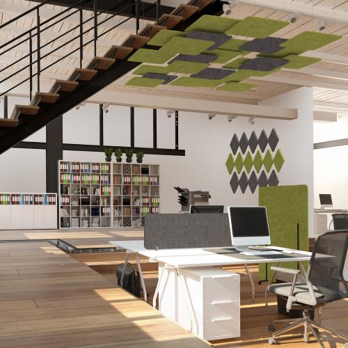 Akustikelement AKUSTIX Vario B/H/T: 80x40x1,8cm, Hellgrün