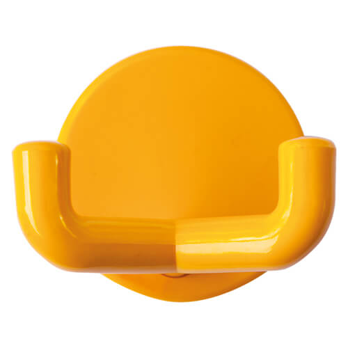 2er Kleiderhaken 12 gelb