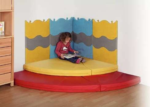 Wandmatte B/H: 60 x 80 cm, Wandverkleidung in Wellenoptik