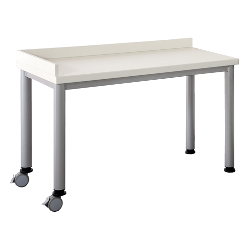 Anstelltisch mit Aufkantung B/H/T: 120x70/76x52 cm, Aufkantung links und hinten, Frühstücksstrecke