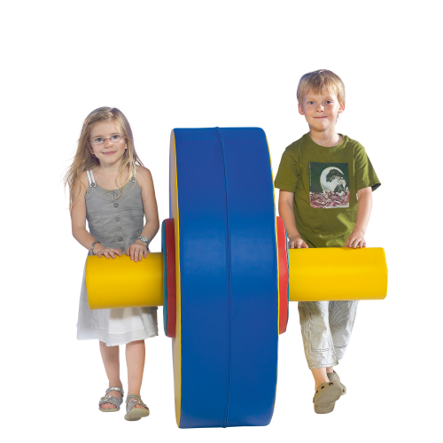 Sitz- und Spielsäule dreiteilig