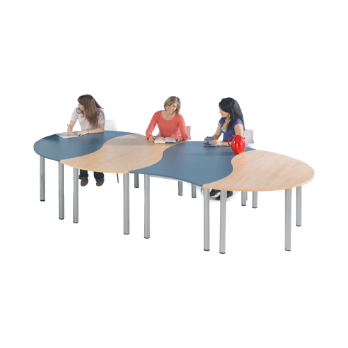 "SoooRounD" Tafelrunde 2 bestehend aus 4 Tischen B/H/T: 160x80x72x cm (je Tisch)