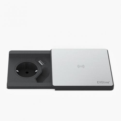 Qi Induktionsladeeinheit für Tischplatteneinbau Drahtloses Laden Smartphones