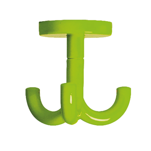 3er Kleiderhaken 53 hellgrün