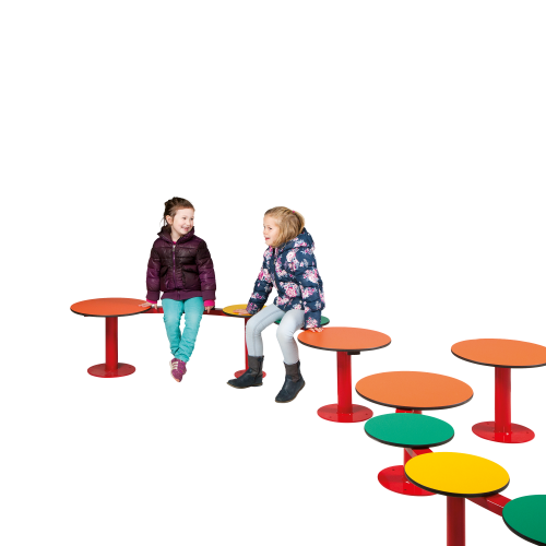 3er Set, Bank mit 5 Sitzen B/H/T: 187x35x70 cm (einzeln), Innenbereich