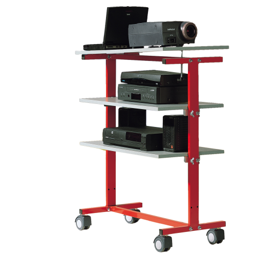 LCD-Projektorwagen, fahrbar auf 4 Rollen B/H/T: 82x106x45 cm