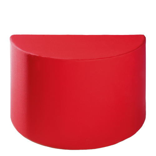 Curved² Halbrundturm B/H/T: 112x80x56 cm, wahlweise mit Stoff- oder Kunstlederbezug lieferbar