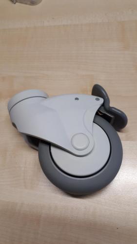 Designrolle 100mm Durchmesser, Bauhöhe 140mm, 4 Rollen 1 Satz Rollen für diverse Möbel