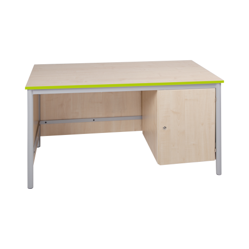 Lehrertisch mit Unterbauschrank B/H/T: 160x76x80 cm, mit abschließbarem Unterbauschrank