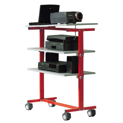 LCD-Projektorwagen, fahrbar auf 4 Rollen B/H/T: 82x106x45 cm