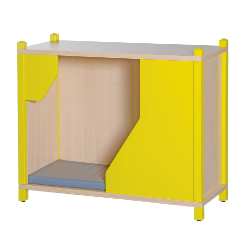 Stollen-Versteckschrank B/H/T: 106x80x40 cm, inklusive Kunstlederauflage