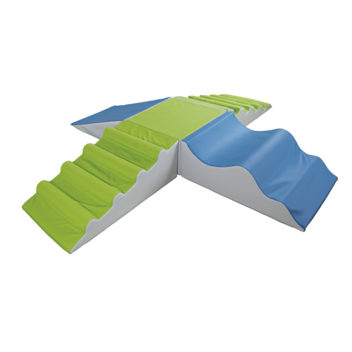 Kunstlederelemente-Set Set 3, 5-teilig, B/H/T: 240x30x240 cm (Maße lt. Anordnung im Bild)