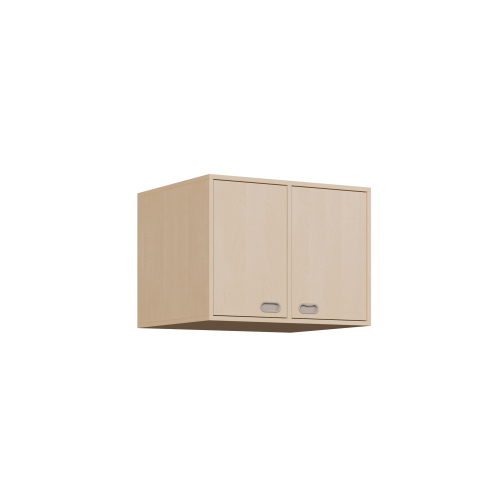 Aufsatzschrank für Liegepolster-Möbel B/H/T: 80x60x67 cm, Schrank 2-türig, für 4er Liegepolster-Bettzeug-Schrank mit Türen