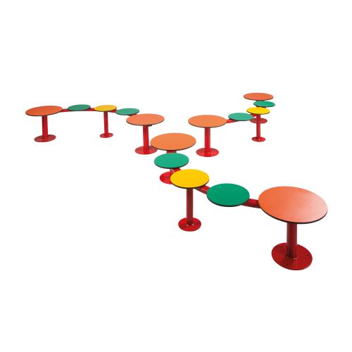 3er Set, Bank mit 5 Sitzen B/H/T: 187x35x70 cm (einzeln), Innen- oder Außenbereich wählbar