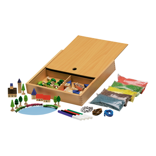 kompletter Zubehörsatz für den Sandkasten bestehend aus den Sets Z 10, Z 11 und Z 5