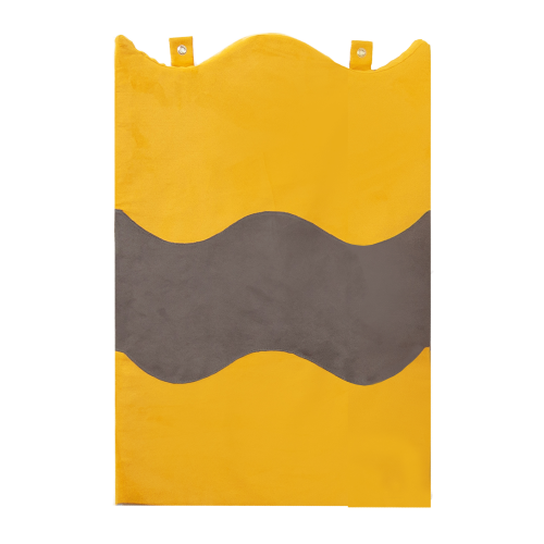 Wandmatte B/H: 60 x 80 cm, Wandverkleidung in Wellenoptik