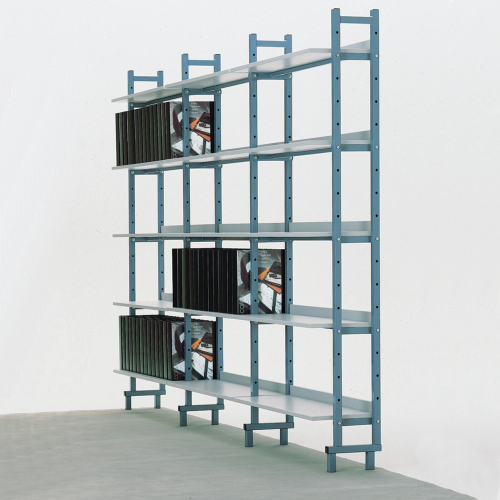 Bücherregal einseitig (Grundelement) B/H/T: 101x200x32 cm