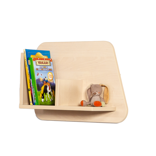 Hängeregal B/H/T: 47/60x40x22 cm, mit fester Buchstütze aus feuerhemmendem Material - Dekor Buche