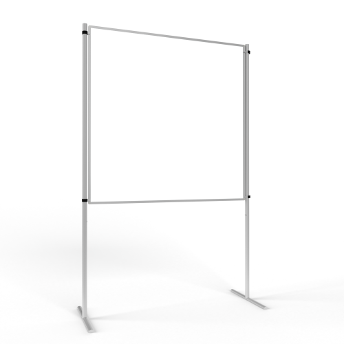 Schutzwand mit Acrylglas, Serie NSTT AC B/H: 120x120 cm